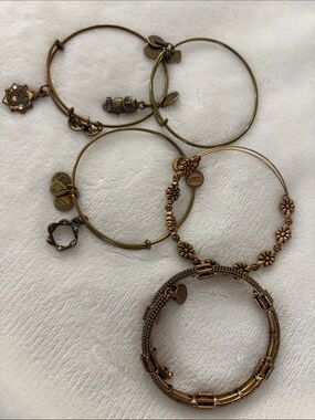 5 Alex and Ani Bracelets